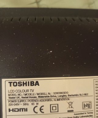 Televisor Toshiba Negro
