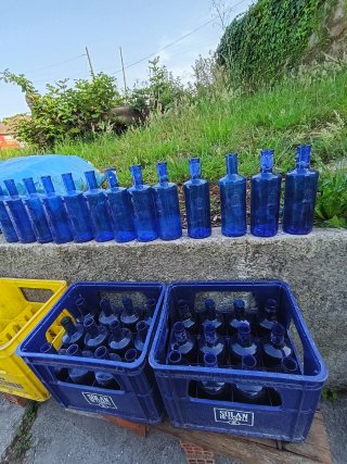 Botellas Solán de Cabras Azules (Cristal)