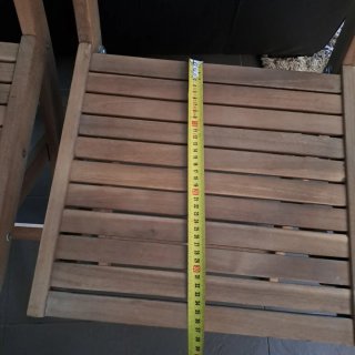 SILLA MADERA PLEGABLE JARDIN