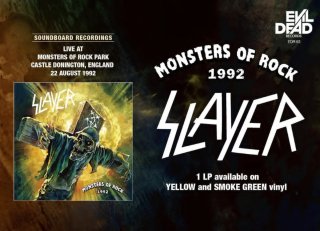 SLAYER LP Monsters Of Rock 1992 "Green Vinyl"