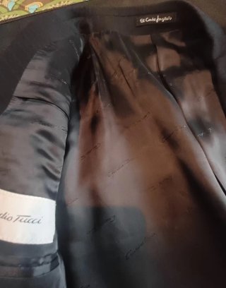 Traje Emidio Tucci 100% Lana Virgen –T 52