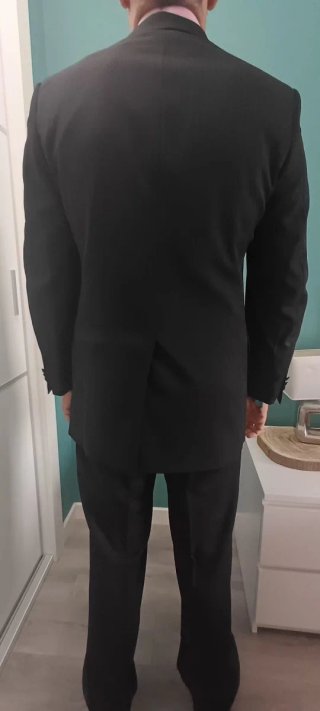 Traje Emidio Tucci 100% Lana Virgen –T 52