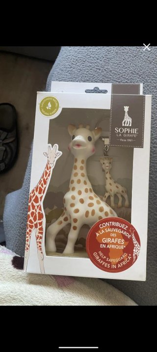 Sophie la girafe mordedor caucho natural