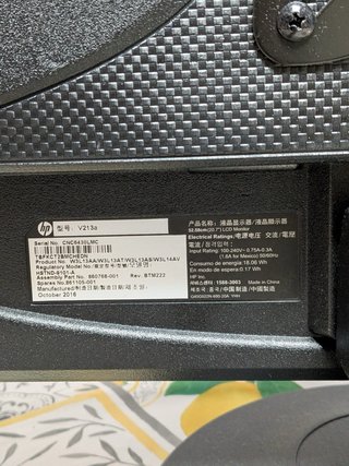 Monitor HP V213a - 20,7" Full HD