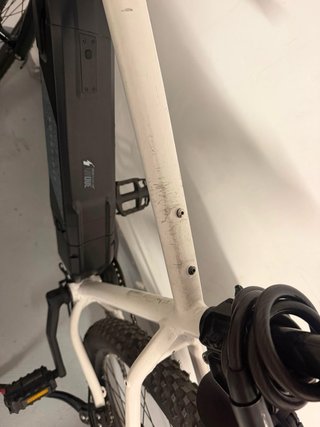 Bicicleta Eléctrica Blanca talla L