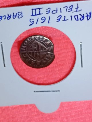 Moneda Antigua .un Ardite de 1615. Felipe III
