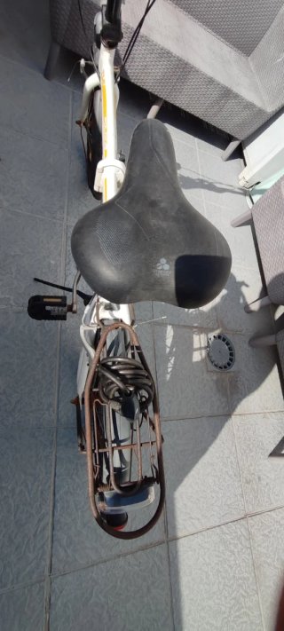 Bicicleta Plegable DHS Blanca.