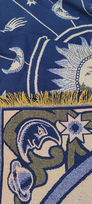 Manta/alfombra reversible multiusos boho chic