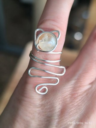 Anillos de alambre Gatitos Ajustables
