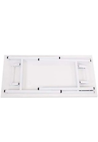 Escritorio plegable blanco y silla escritorio negr