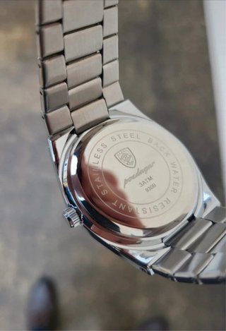 Reloj Poedagar Hombre Azul y Plateado