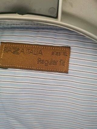 Camicie uomo a fantasia azzurra