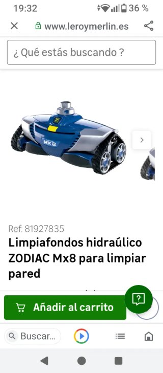 Robot Limpiafondos Piscina + Mangueras
