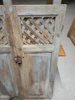 Ventana antigua madera alacena despensa 101x65cm