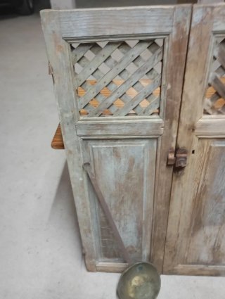 Ventana antigua madera alacena despensa 101x65cm