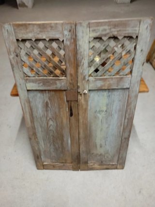 Ventana antigua madera alacena despensa 101x65cm