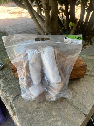 Sandalias tacón beige T.38