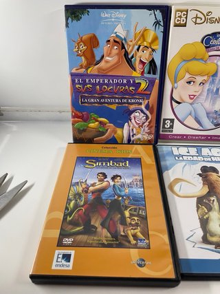 Lote 5 Películas DVD Infantiles (Español)