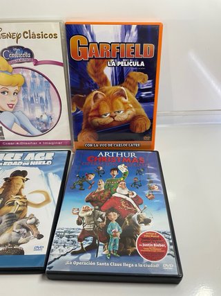 Lote 5 Películas DVD Infantiles (Español)