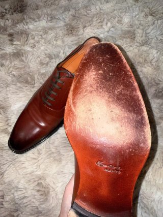 Santoni Zapatos Marrones Hombre