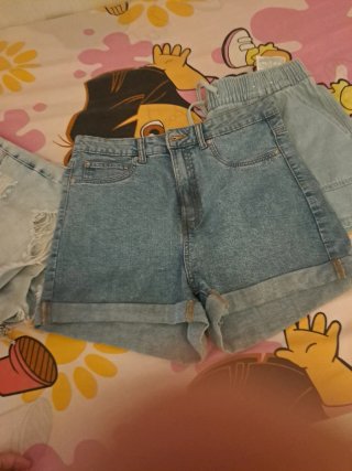 3 Vaqueros Cortos Talla L