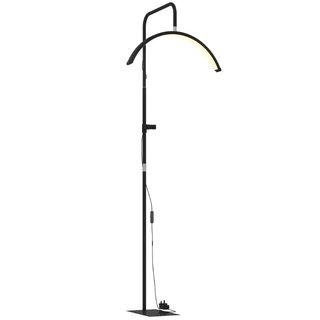Lampada da Terra LED con Testa a Mezza Luna, Altez