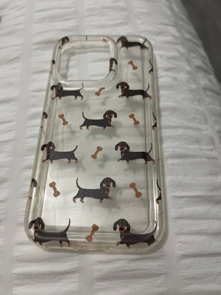 Funda iPhone 15 Pro Perro Salchicha