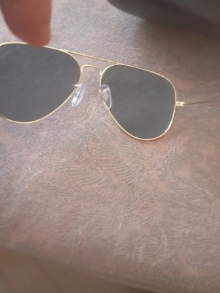 Gafas Ray-Ban Aviador Doradas y Negras