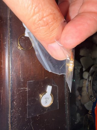 Lote 5 Anillos Acero Inoxidable Talla 5