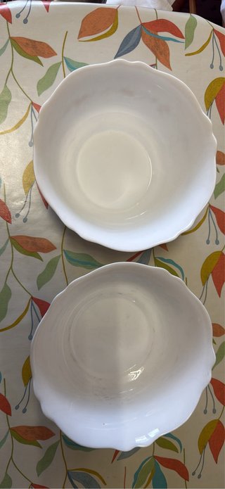 Conjunto 2 Fuentes floreadas Arcopal