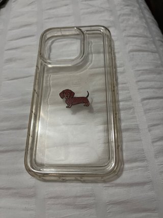 Funda iPhone 15 Pro perro salchicha
