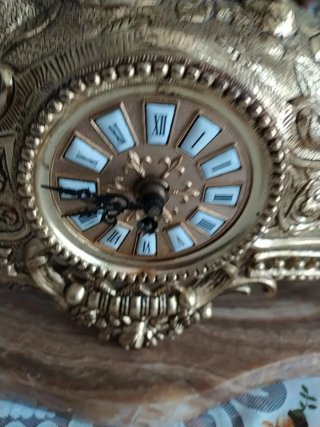 Reloj de sobremesa bronce figura ecuestre