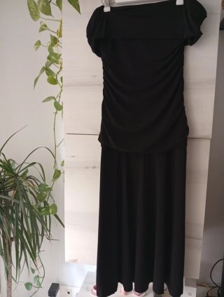 Vestido negro largo