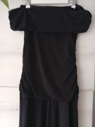 Vestido negro largo