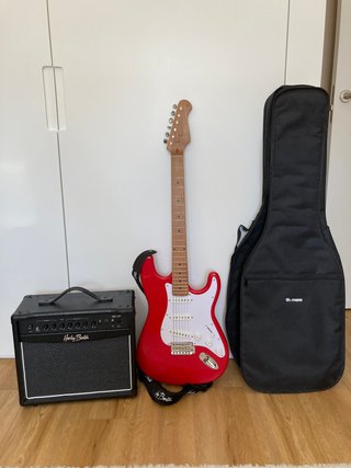 Guitarra Eléctrica Roja