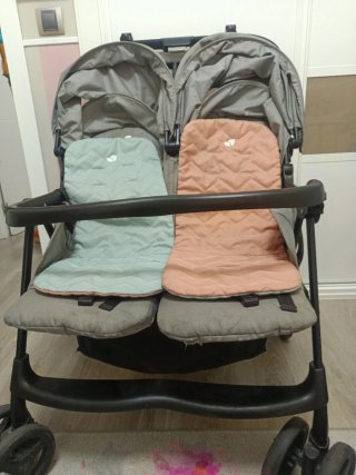 Carrito Gemelar Jolie 2 Colores