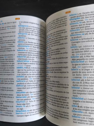 Diccionario esencial, lengua española