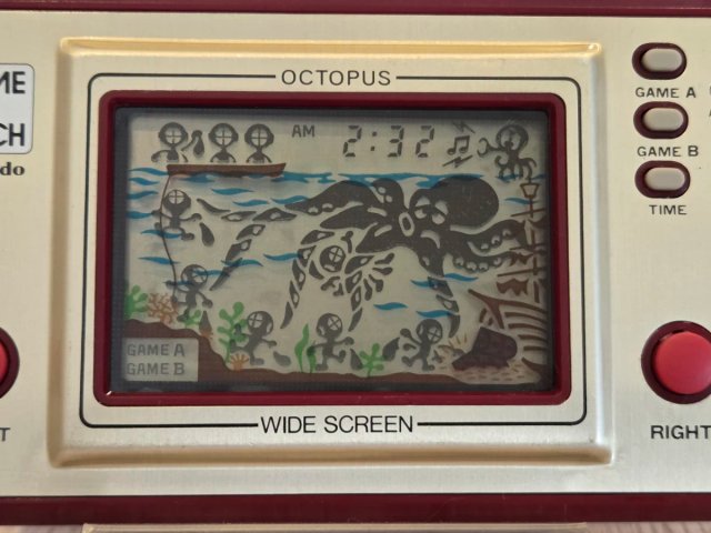 Nintendo Game & Watch Octopus Wide Screen