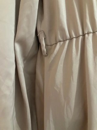 Vestido largo beige