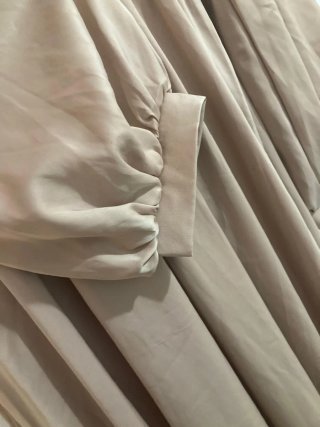 Vestido largo beige