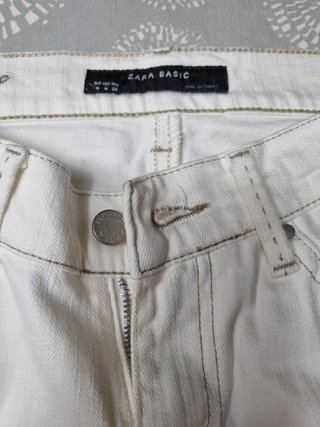 Shorts Zara Basic blancos T. M