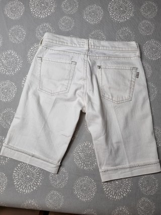 Shorts Zara Basic blancos T. M