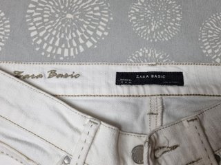 Shorts Zara Basic blancos T. M