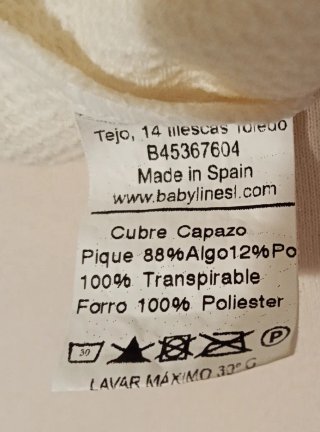Fodera interna Babyline Beige Piqué