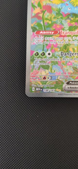 Carta Pokémon Venusaur EX 198/165