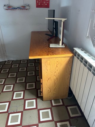 Escritorio juvenil madera y cajones