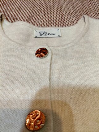 Chaleco punto fino Zaru Talla Única M/L