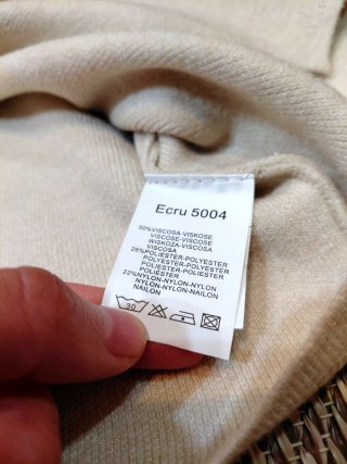 Chaleco punto fino Zaru Talla Única M/L