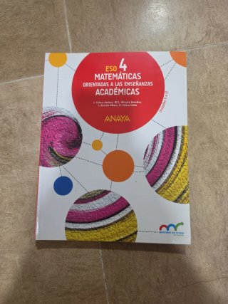Matemáticas orientadas a las enseñanzas académi...