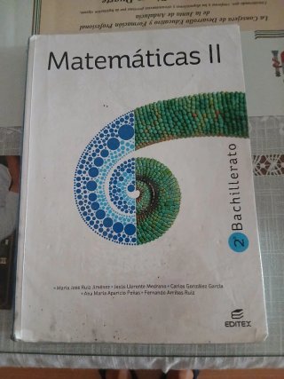 Libro de Matemáticas 2 Bachiller